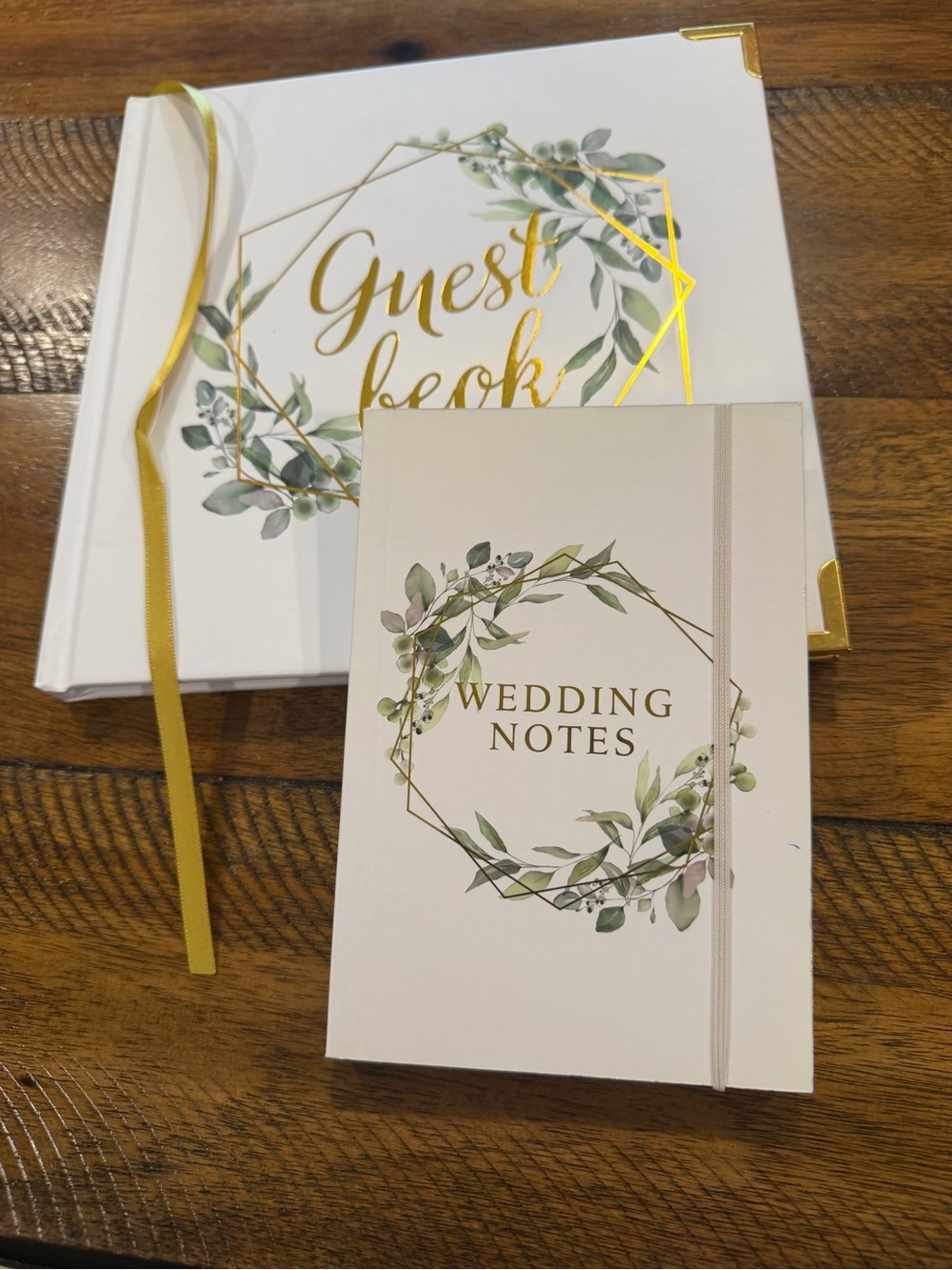 Wedding Guest Book and Notes Journals floral design